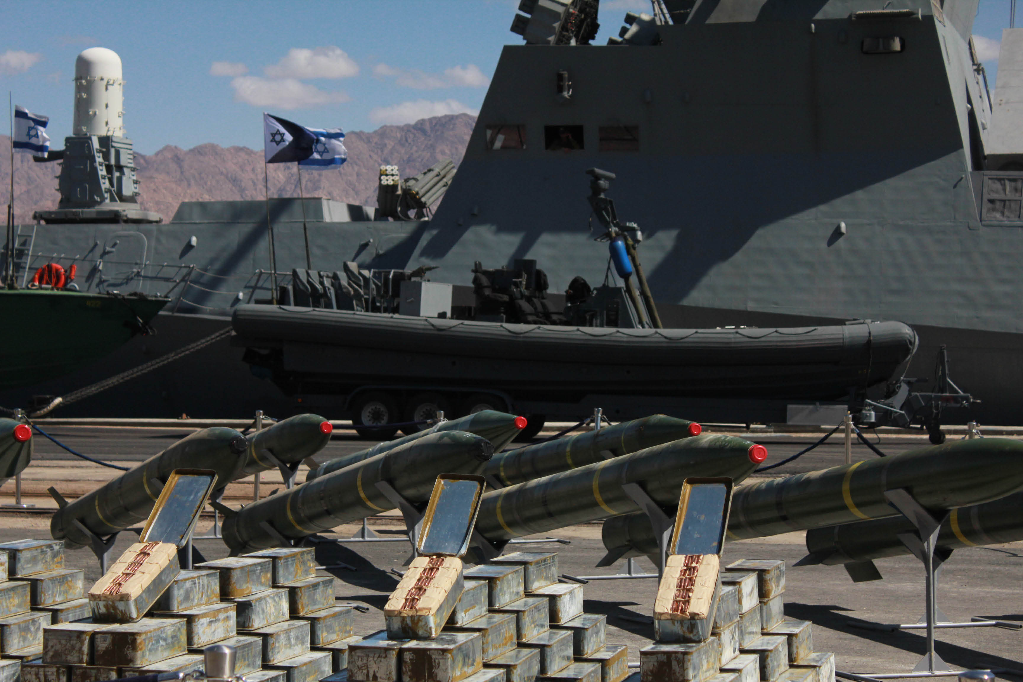 Israel and the Gaza Strip: Why Economic Sanctions Are Not Collective Punishment Some of the weapons found aboard the Klos-C. (IDF Flickr)