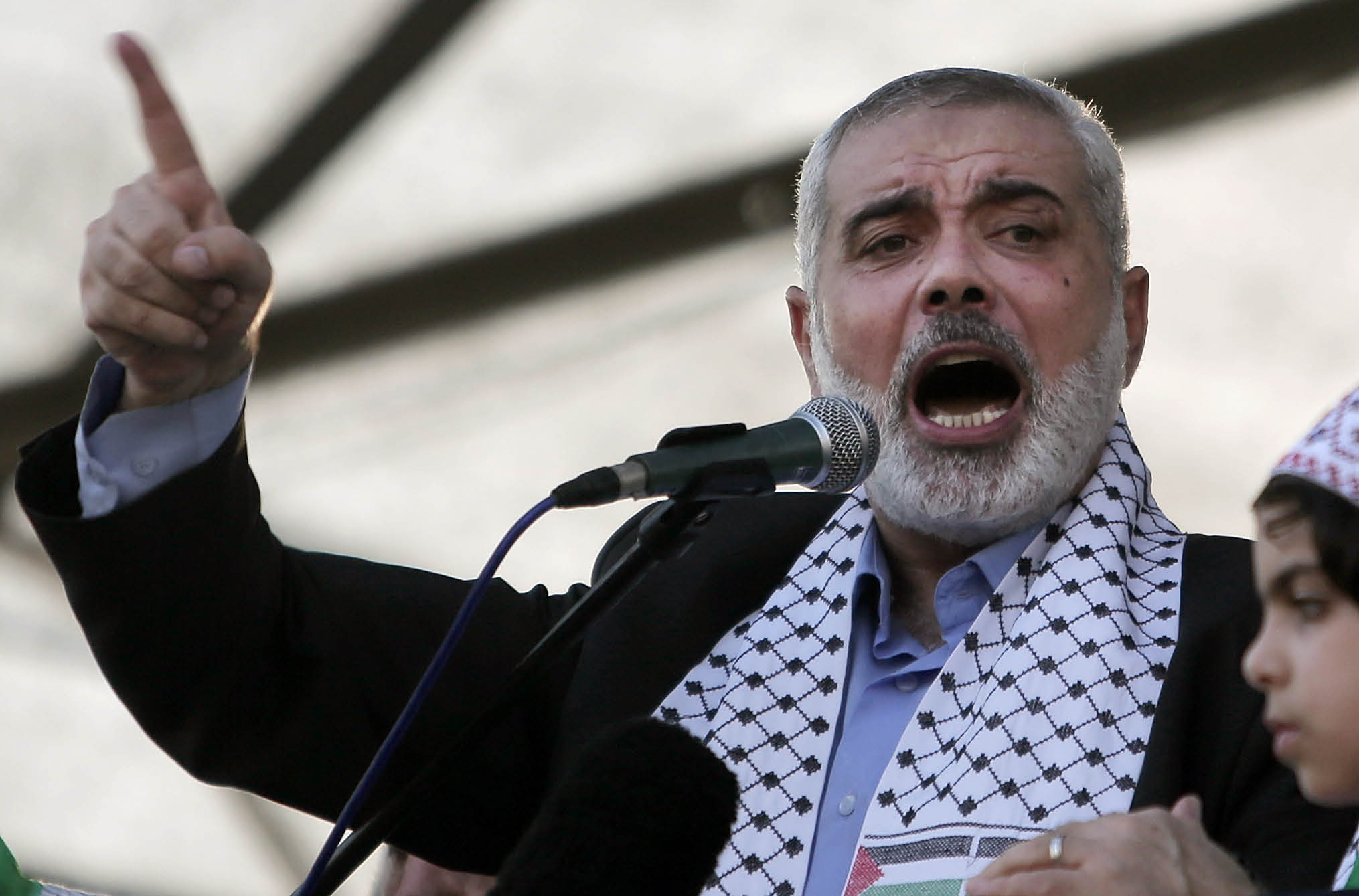 Israel and the Gaza Strip: Why Economic Sanctions Are Not Collective Punishment Ismail Haniyeh, the prime minister of Hamas. (AP/Khalil Hamra)